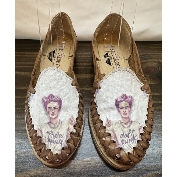 Segura, Shy FRIDA KAHLO Huaraches Sandals‎ Slip On Women's SIZE MX 23 (US 6) - Picture 1 of 7